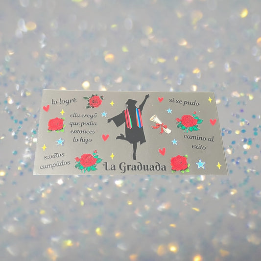 La Graduada-16oz UV DTF Double Sided Cup Wrap