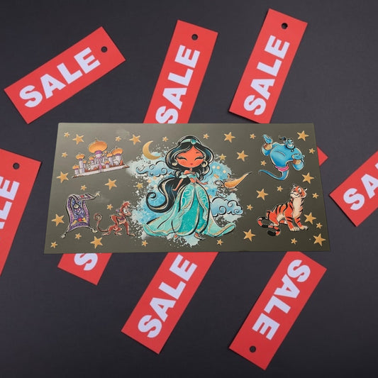 Princess of Agrabah-CLEARANCE 16oz UV DTF Double Sided Cup Wrap