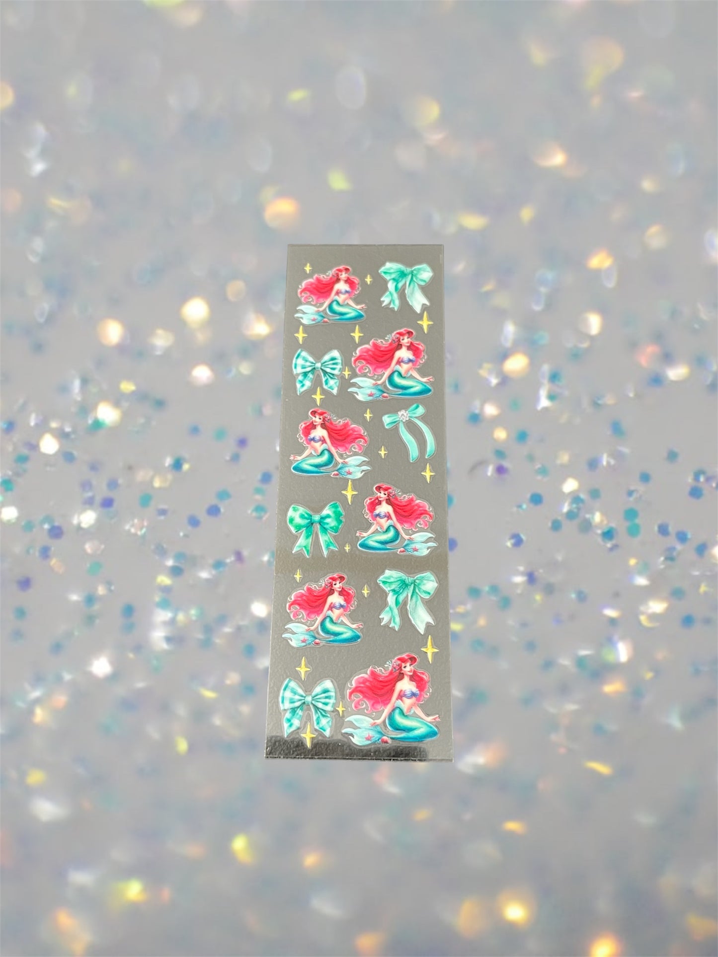 Mermaid Princess w/Bows-UV DTF Pen Wrap