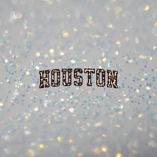 Houston Leopard- DTF Transfer