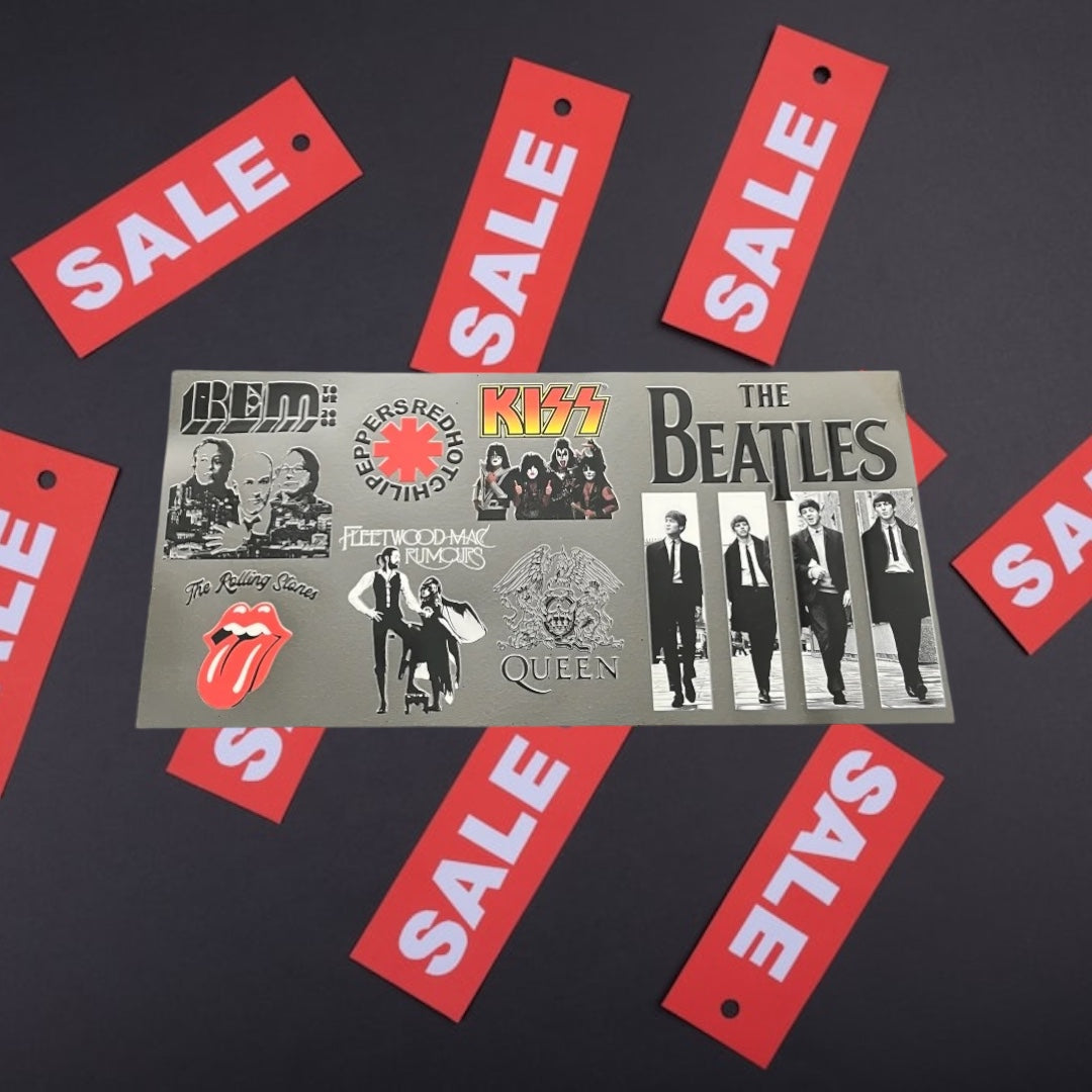 Bands-CLEARANCE 16oz UV DTF Double Sided Cup Wrap