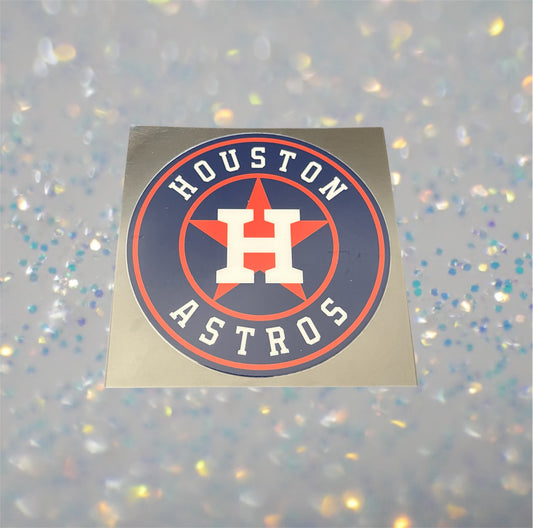 Houston Baseball-UV DTF Double Sided 4" Decal