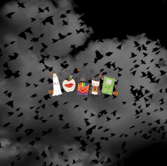 Halloween School Supplies - Holiday DTF Transfer