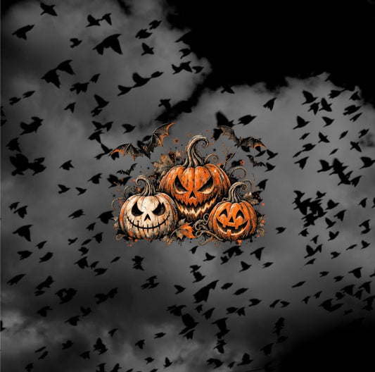 Halloween Jack O Lanterns - Holiday DTF Transfer