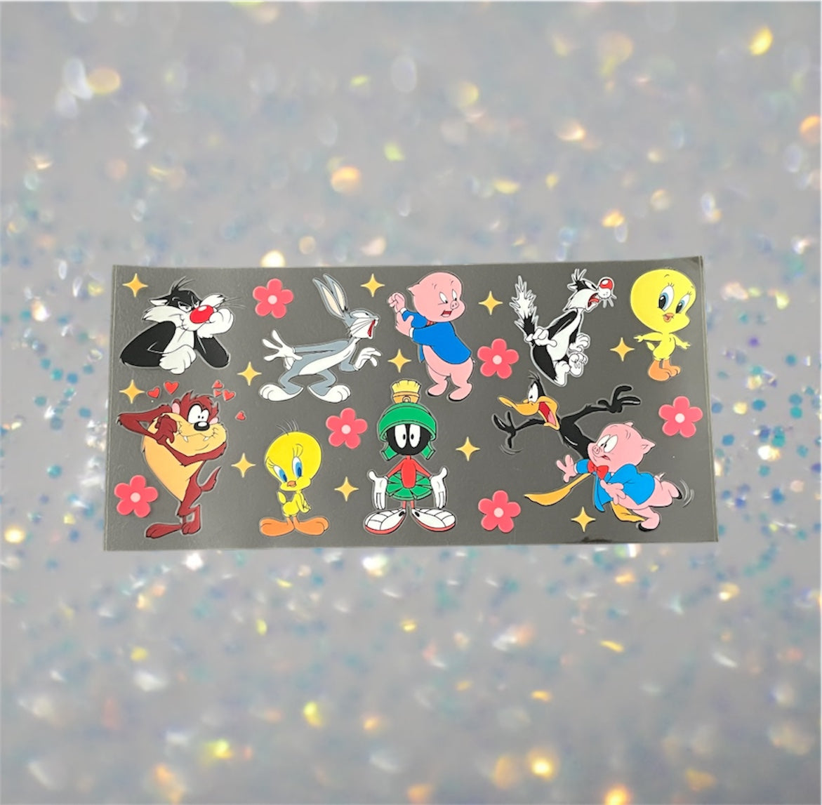 Looney T.- 16oz UV DTF Double Sided Cup Wrap