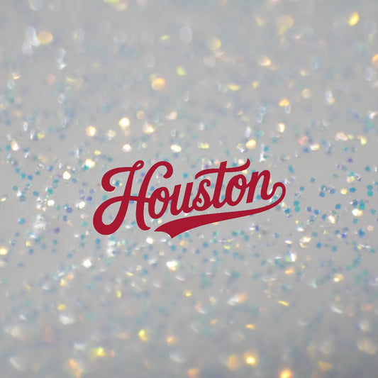 Houston Logo Red- DTF Transfer