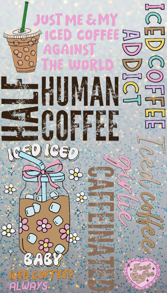 Coffee- DTF Transfer Mini Gang Sheet