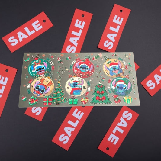 Alien Christmas -CLEARANCE 16oz UV DTF Double Sided Cup Wrap