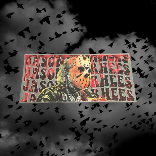 Halloween Horror Jason-16oz UV DTF Double Sided Cup Wrap