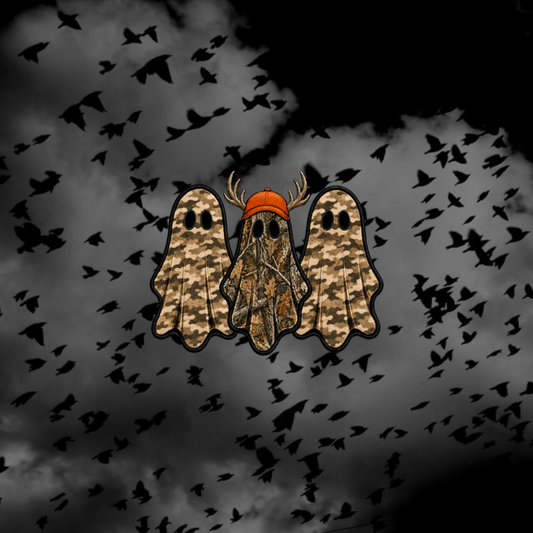 Halloween Camo Ghost - Holiday DTF Transfer