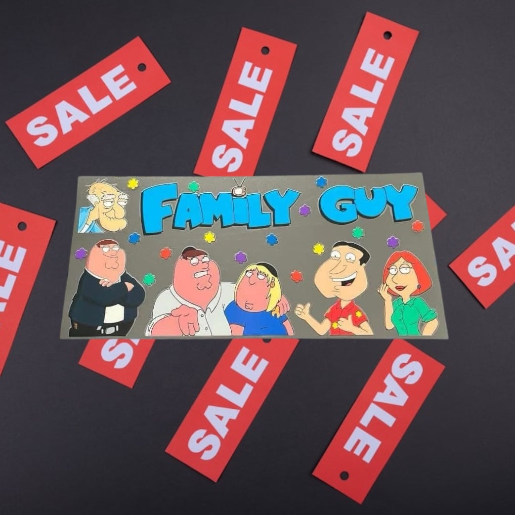 Family Guy-CLEARANCE 16oz UV DTF Double Sided Cup Wrap