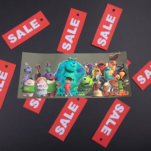 Monsters -CLEARANCE 16oz UV DTF Double Sided Cup Wrap