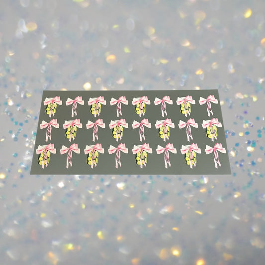 Pickles w/Bows-16oz UV DTF Double Sided Cup Wrap