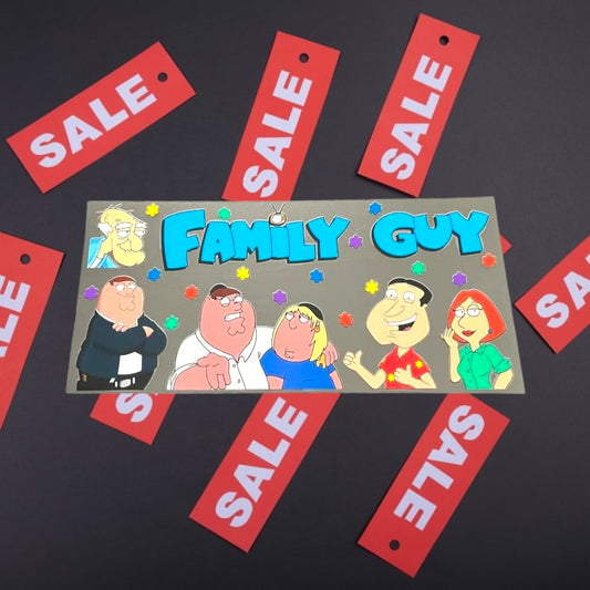 CLEARANCE Family Guy-16oz UV DTF Double Sided Cup Wrap
