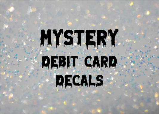 Mystery Debit Card Decals