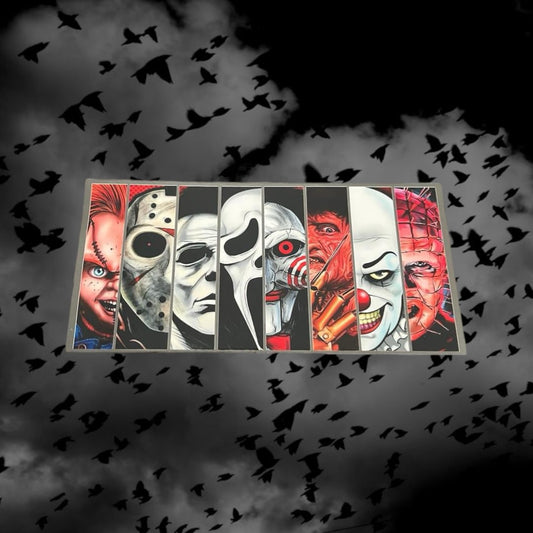Halloween Horror w/friends-16oz UV DTF Double Sided Cup Wrap